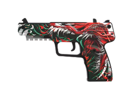 Оружие игровое / резинкострел пистолет Файв Севен 2 – Веном (деревянный)