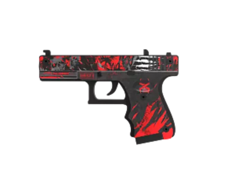 Оружие игровое / резинкострел пистолет Глок 18 – Хаунт (деревянный)