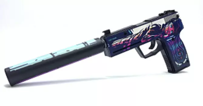 Оружие игровое / резинкострел пистолет ЮСП 2 – Нео-Нуар (деревянный)