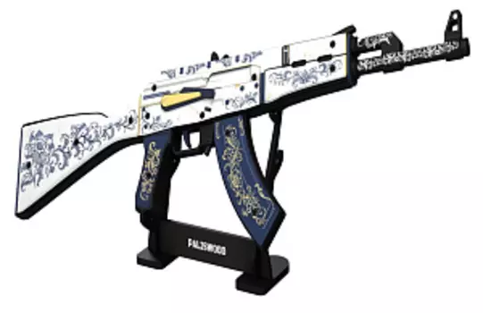 Подставка по автомат АК-47 (деревянная)