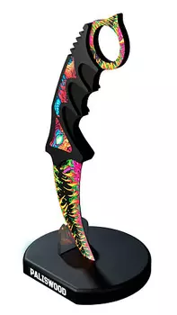 Подставка под нож Керамбит (деревянная)