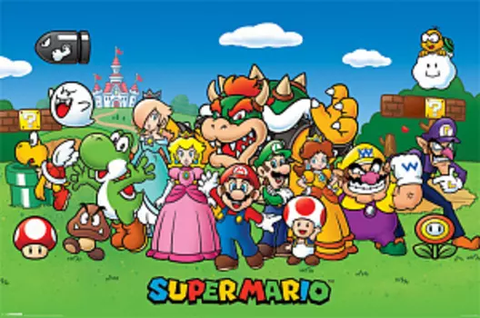 Постер Maxi Pyramid – Super Mario (Characters) (61 x 91 см)