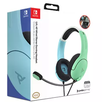 Проводная гарнитура LVL40 (Blue Green) для Nintendo Switch