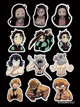 Стикерпак Demon Slayer #2