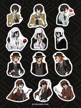 Стикерпак StickersOne: Bungou Stray Dogs