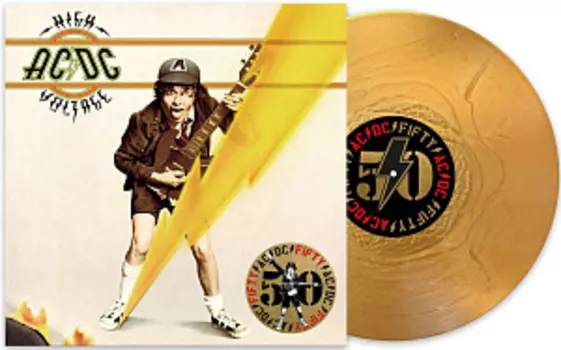 Виниаловая пластинка AC/DC – High Voltage [Limited 50th Anniversary Edition] Gold Nugget Vinyl (LP)