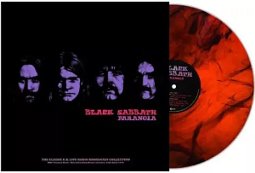 Виниловая пластинка Black Sabbath – Paranoia: BBC Sunday Show, London 1970 [Red Marbled Vinyl] (LP)
