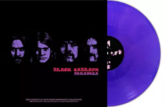 Виниловая пластинка Black Sabbath – Paranoia: BBC Sunday Show, London 1970 Coloured Purple Vinyl (LP)