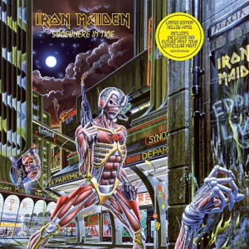 Виниловая пластинка Iron Maiden – Somewhere In Time [Yellow Coloured Vinyl, Lenticular Print] (LP)