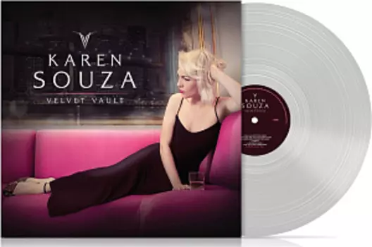 Виниловая пластинка Karen Souza – Velvet Vault [Clear Translucent Vinyl] (LP)