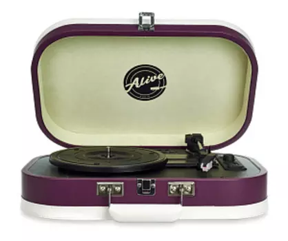 Виниловый проигрыватель Alive Audio: Vintage Blueberry Nights c Bluetooth