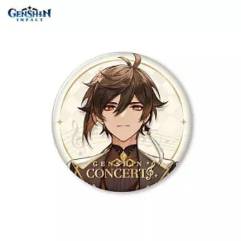 Значок Genshin Impact: Captain Earthly – Zhongli (6976525001935)