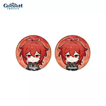 Значок Genshin Impact: Diluc (6942421106296)