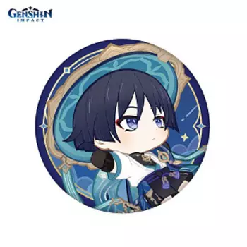 Значок Genshin Impact: Wanderer Pendant Ornaments Metal Badge – Starlight Letters Series Character Badge Wanderer Version (6942421111573)