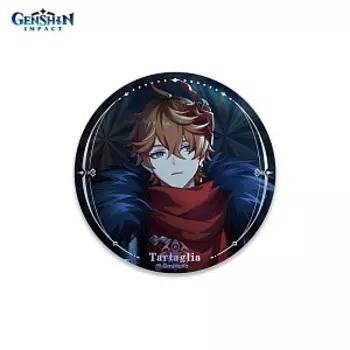 Значок Genshin Impact: Winter Night Fool's Play – Tartaglia (6942421120841)