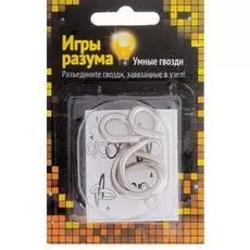 Головоломка Игры разума "Умные гвозди" № 3, уровень сложности 1