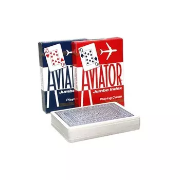 Карты "Аviator Jumbo Index Red &amp; Blue"