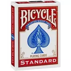 Карты "BICYCLE BLANK CARD BOTH SIDES", красная рубашка