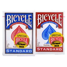 Карты "Bicycle Stripper Deck red/blue"