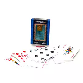 Карты для покера "Wanquan №88" 100% пластик, в пластиковом боксе