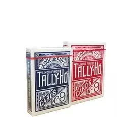 Карты "Tally-Ho Standart Index red/blue Fan"