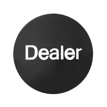 Кнопка дилера черная
