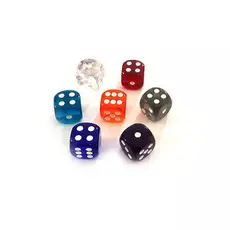 Кубик D6 "Прозрачный", 16 мм