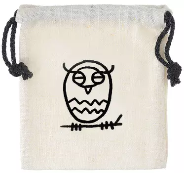 Мешочек "Умный" для кубиков, белый