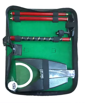 Набор для гольфа c автоматической лузой в кожаном кейсе