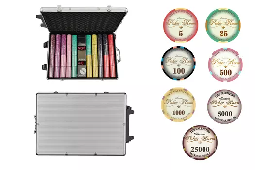 Набор для покера Valentino на 1000 фишек