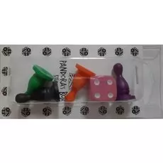 Набор фишек для настольных игр (26 мм: + кубик)