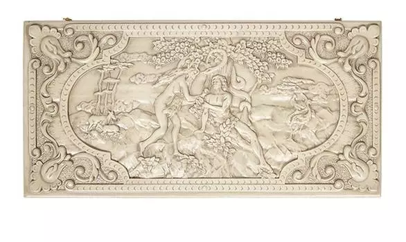 Нарды резные "Адам и Ева" Патина