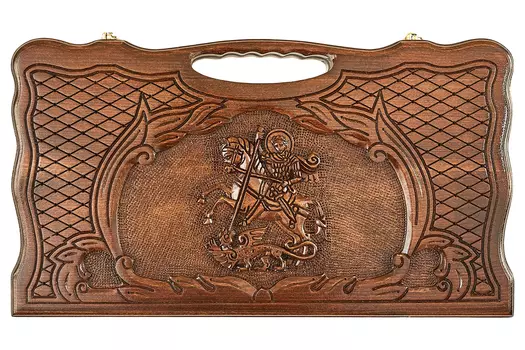 Нарды резные "Георгий Победоносец", 50 ,Haleyan