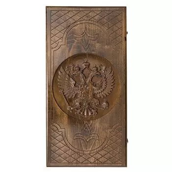 Нарды резные "Герб РФ-2"