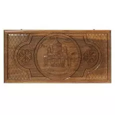 Нарды резные "Храм Христа Спасителя"