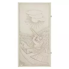 Нарды резные "Охотник" Патина