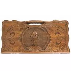 Нарды резные "Петр 1" с ручкой