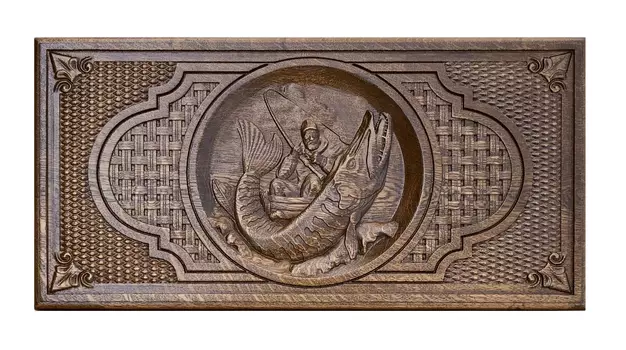 Нарды резные "Рыбак", Mkhitaryan