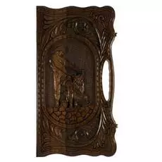 Нарды резные "Самсон" с ручкой