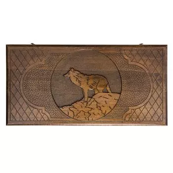 Нарды резные "Волк-2"