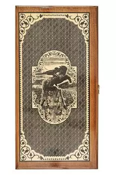 Нарды "Всадник" инкрустация 60