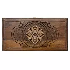 Нарды резные "Золотой Узор 1" 40