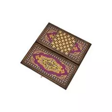 Нарды + Шашки "Сирия Фиолетовые" средние