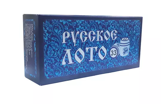 Русское Лото "Хохлома" в картонном боксе