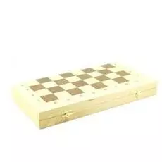Шахматный ларец складной береза,50 мм