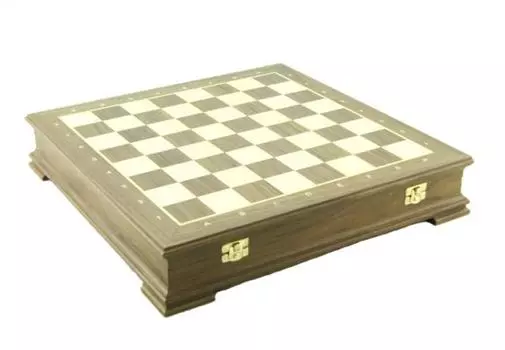 Шахматный ларец Стаунтон Орех, 45мм