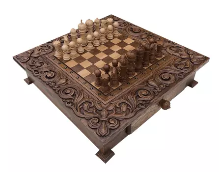 Шахматы резные в ларце "Имперские"