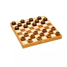 Шашки взрослые "Светлое настоящее - тёмное прошлое" 43*43 см