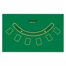 Сукно для покера и блэк-джека (90х60см)