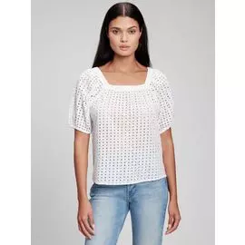 Блузка с объемными рукавами